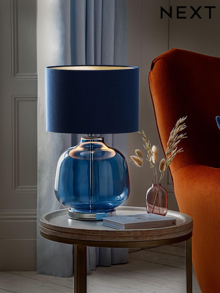 Navy Blue 1 Connor Table Lamp (U14131) | £50