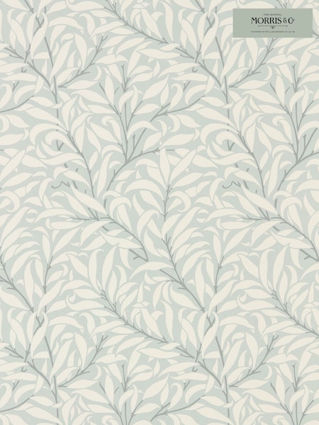 Morris & Co. Blue Pure Willow Bough 10.05M Wallpaper (U14176) | £109