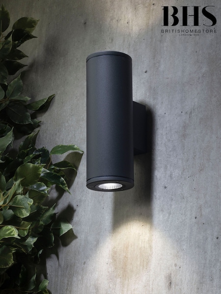 BHS Black Mizar 10W Up/Down LED Outdoor Wall Light (U14636) | £55