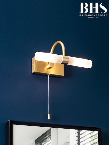 BHS Brass Corvus Bathroom Light (U14646) | £40