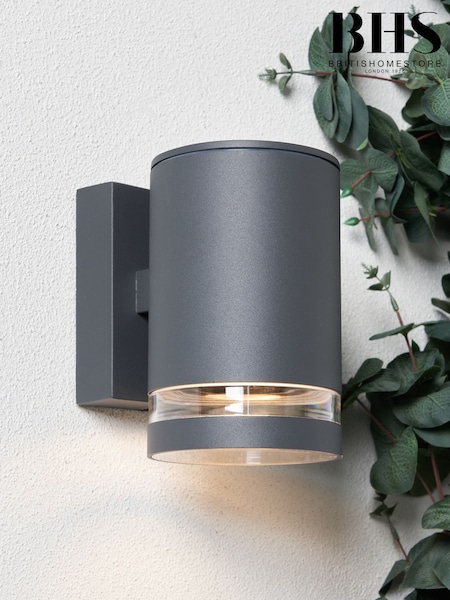 BHS Black Lens Single Wall Outdoor Light (U14721) | £30