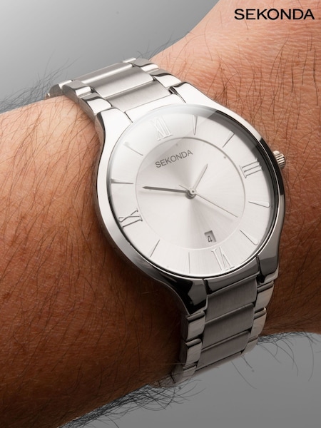 Sekonda Gents Silver Plated Watch (U14772) | £59.99
