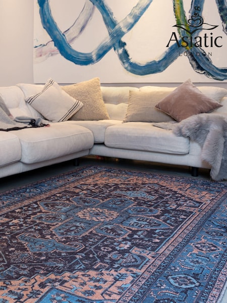 Asiatic Rugs Orange Kaya Niki Washable Rug (U15191) | £83 - £235