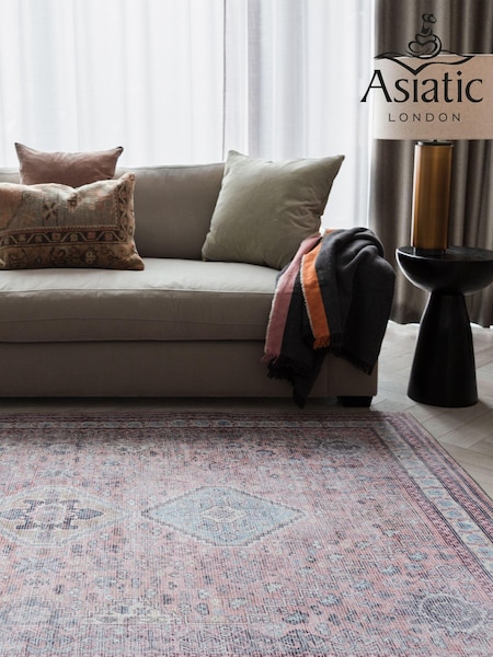 Asiatic Rugs Red Kaya Esfir Washable Rug (U15192) | £83 - £235