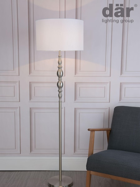 Dar Lighting Bronze Alicante Floor Lamp With Shade (U16389) | £120