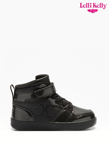 Lelli Kelly Paris Mid Black Trainers (U16443) | £50