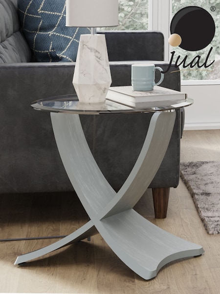 Jual Grey Siena Round Side Table (U17806) | £210