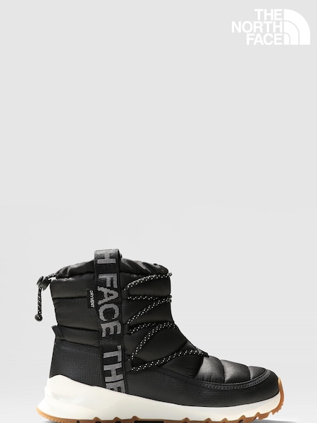 The North Face Black Womens Thermoball Waterproof Lace Up Winter Boots (U18153) | £115