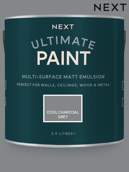 Cool Charcoal Grey Ultimate® Multi-Surface Peel & Stick Paint Sample (U18629) | £1