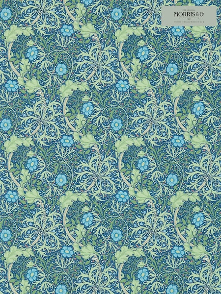 Morris & Co. Blue Seaweed 10.05M Wallpaper (U20085) | £129