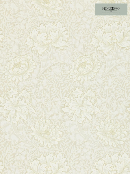 Morris & Co. Cream Chrysanthemum 10.05M Wallpaper (U20091) | £129