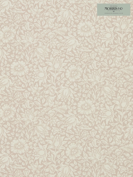 Morris & Co. Pink Mallow 10.05M Wallpaper (U20095) | £85