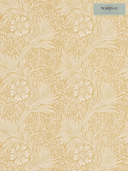 Morris & Co. Orange Marigold 10.05M Wallpaper (U20104) | £115