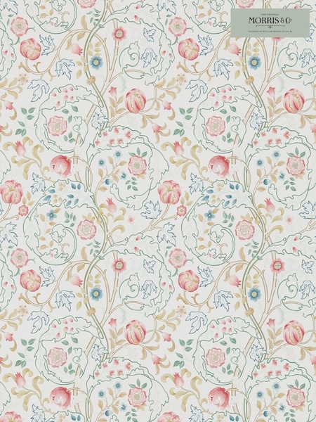 Morris & Co. Pink Mary Isobel 10.05M Wallpaper (U20105) | £115