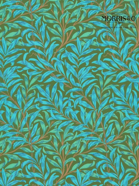 Morris & Co. Blue Willow Bough 10.05M Wallpaper (U20378) | £105