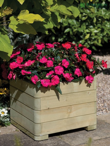 Rowlinson Natural Garden Marberry Square Planter (U23814) | £115