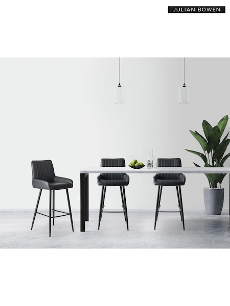 Julian Bowen Grey Soho Bar Stool (U25015) | £165
