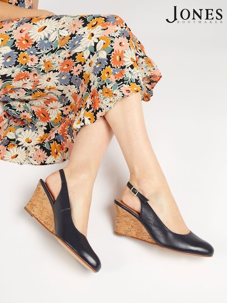 Jones Bootmaker Zahra Leather Wedges (U25928) | £89