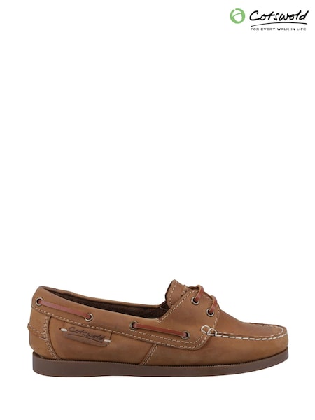 Cotswolds Waterlane Brown Shoes (U26211) | £70