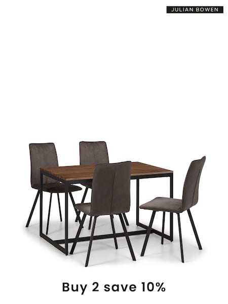 Julian Bowen Brown Tribeca Walnut Dining Table (U26994) | £170
