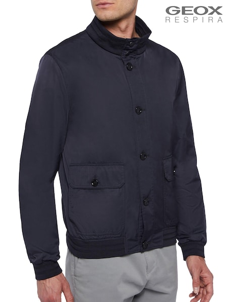 Geox Mens Blue Tevere Val Bomber Captain Jacket (U28513) | £189