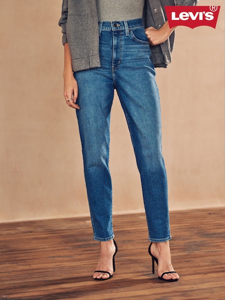 Levi's® Medium Indigo Worn In High-Waisted Mom Jeans (U28637) | £70