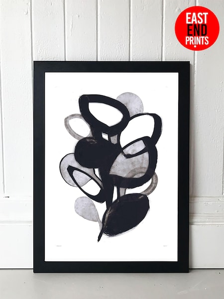 East End Prints Grey The Plant Print by Jorgen Hansson (U30322) | £50 - £130