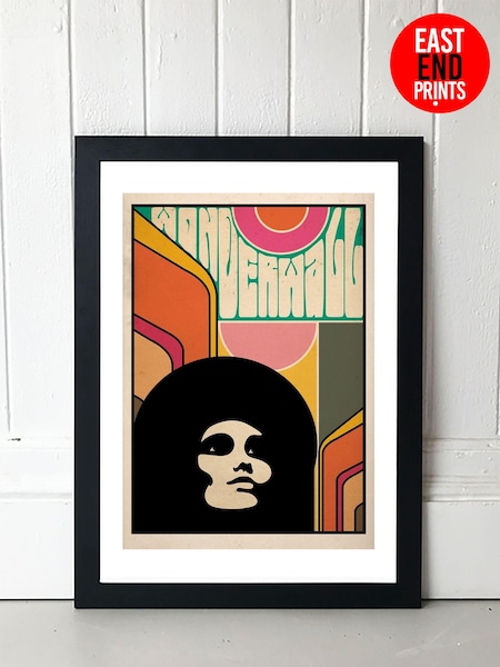 East End Prints Orange Wonderwall Print by Delta Nova (U30334) | £50 - £130