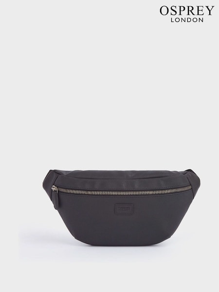 OSPREY LONDON Grantham Waxed Canvas & Leather Bumbag (U34107) | £49