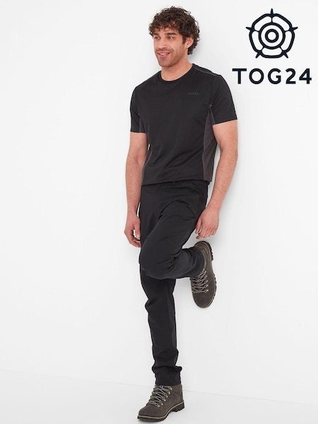 Tog 24 Dark Black Silsden Waterproof Trousers (U34294) | £60