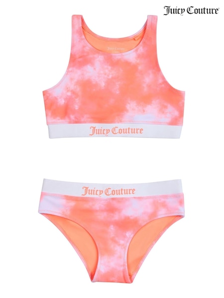 Juicy Couture Orange Tie Dye Swim Set (U36191) | £35 - £48