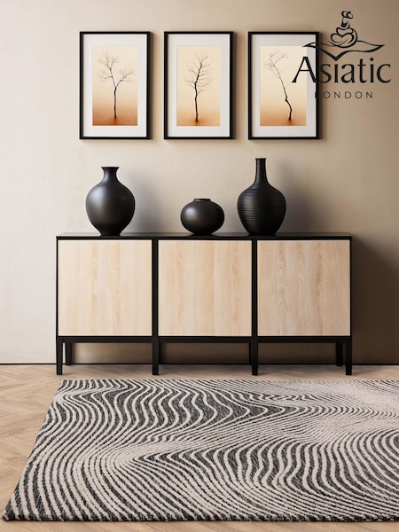 Asiatic Rugs Black Mason Magnitude Rug (U36322) | £156 - £444
