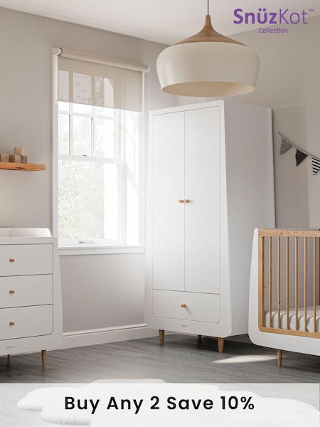 Snuz Natural SnuzKot Skandi 3 Piece Nursery Furniture Set (U36486) | £1,220