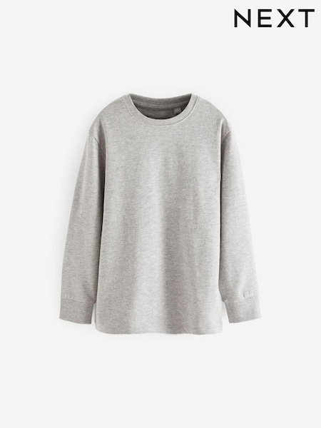 Grey Long Sleeve Cosy T-Shirt (3-16yrs) (U36734) | £5 - £8