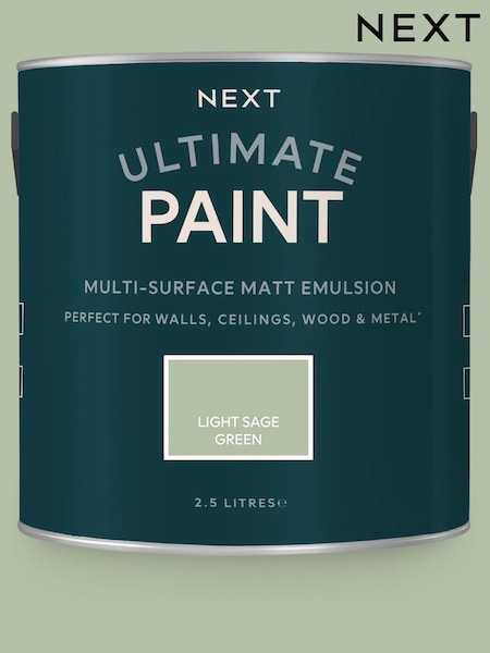 Light Sage Green Next Ultimate® Multi-Surface Paint (U37093) | £38