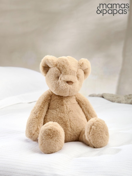Mamas & Papas Brown Soft Teddy Bear Toy (U40156) | £22