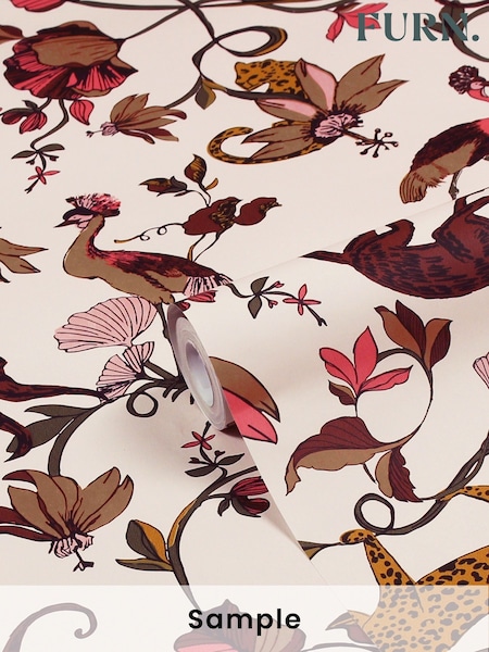 furn. Natural Exotic Wildlings Tropical Wallpaper (U40524) | £19