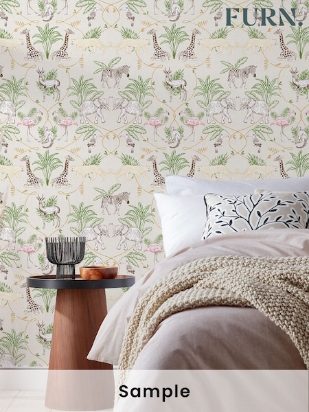 furn. Natural Serengeti Animals Wallpaper (U40534) | £19