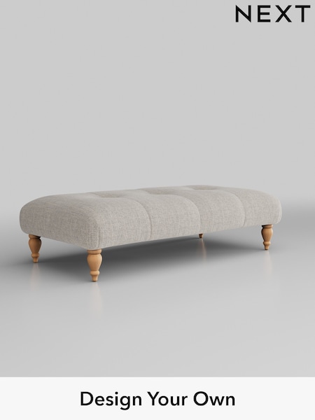 Chunky Weave/Dove Grey Erin Buttoned Back Deep Relaxed Sit (U42946) | £499