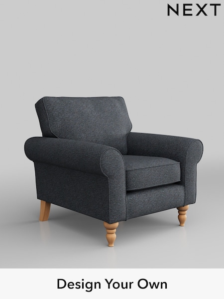 Tweedy Chenille/Navy Blue Mallory (U43317) | £525