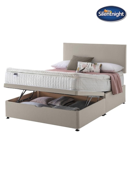 Silentnight Natural Mirapocket 1000 Geltex Pillowtop Ottoman Divan Bed Set (U43549) | £1,005 - £1,215