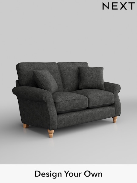 Boucle Weave Easy Clean/Charcoal Grey Ashford Relaxed Sit (U43657) | £1,125