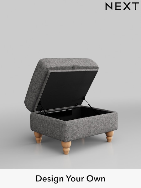 Chunky Boucle Easy Clean/Light Grey Ashford Relaxed Sit (U43666) | £499