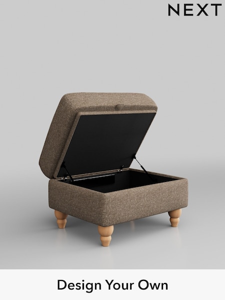 Chunky Boucle Easy Clean/Mid Natural Ashford Relaxed Sit (U43667) | £499