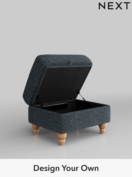 Chunky Chenille/Dark Navy Blue Ashford Relaxed Sit (U43668) | £499