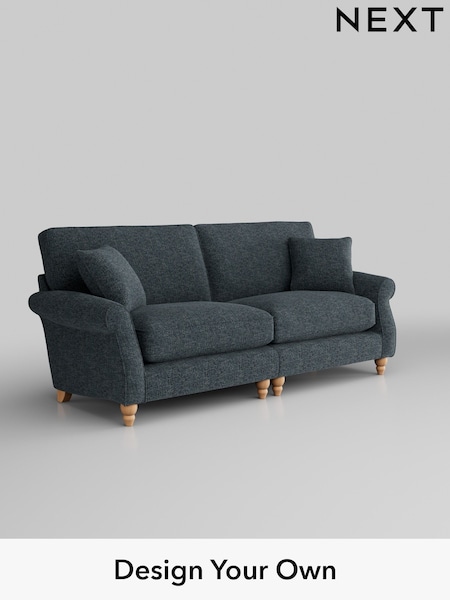 Chunky Chenille/Dark Navy Blue Ashford Relaxed Sit (U43668) | £1,525