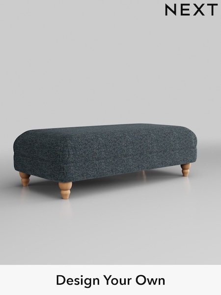 Chunky Chenille/Dark Navy Blue Ashford Relaxed Sit (U43668) | £475