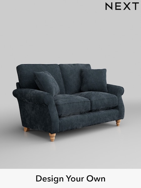 Distressed Velour/Midnight Blue Ashford Relaxed Sit (U43673) | £1,225