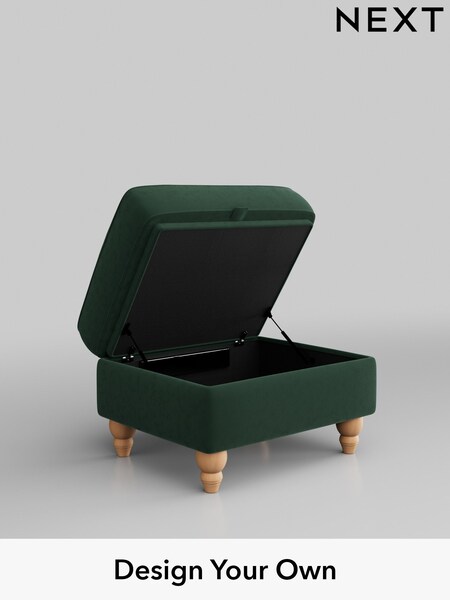 Plush Velvet Easy Clean/Bottle Green Ashford Relaxed Sit (U43689) | £499