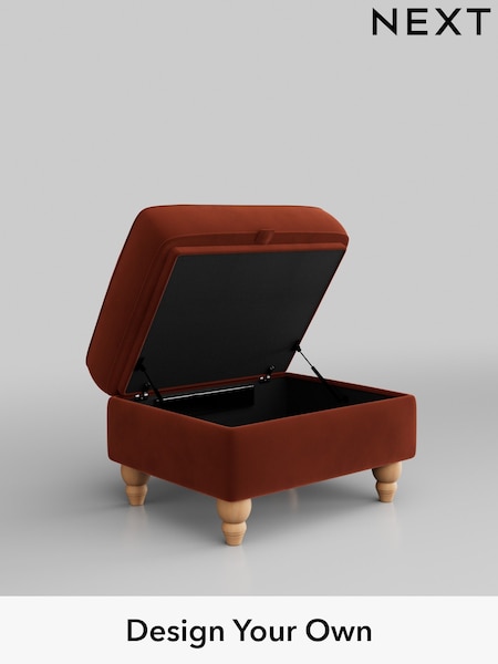 Plush Velvet Easy Clean/Ginger Orange Ashford Relaxed Sit (U43690) | £499